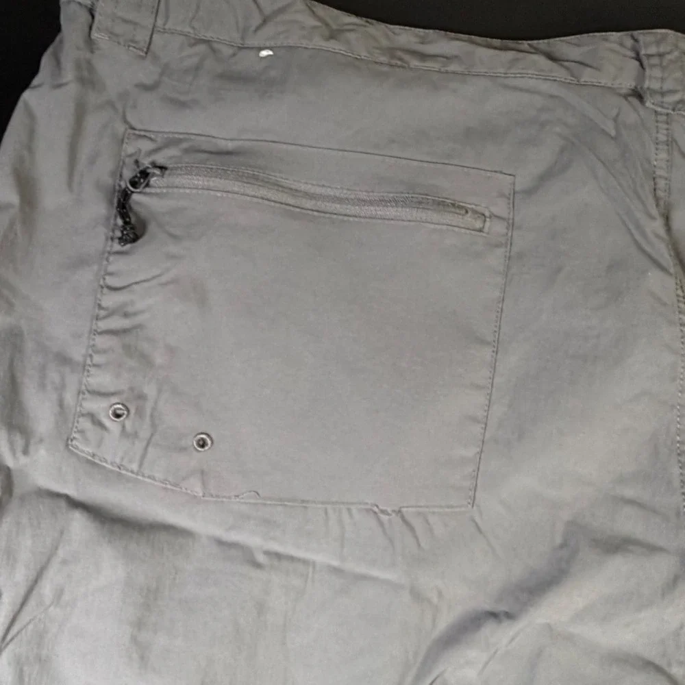 Magellan Outdoors Fish Gear Mens 3XL Gray Convertible‎ Cargo Pants Water Rep. K1